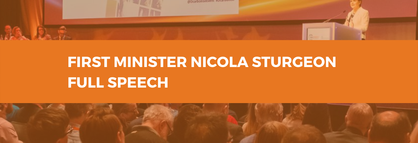 Read the Full First Minister’s All-Energy and Dcarbonise 2019 Speech