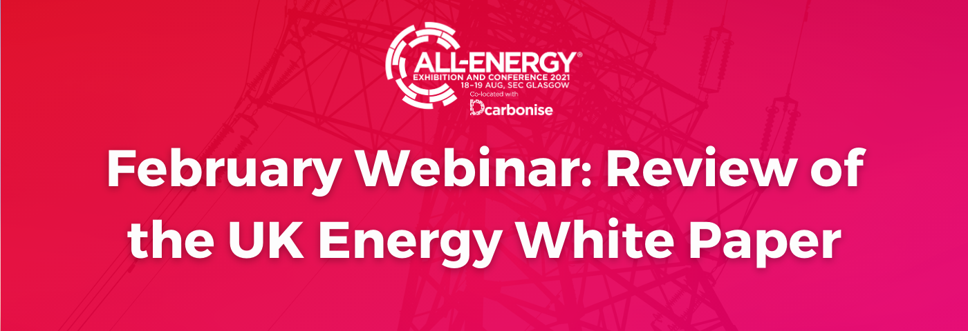 Review of The UK Energy White Paper: The next All-Energy/Dcarbonise Webinar