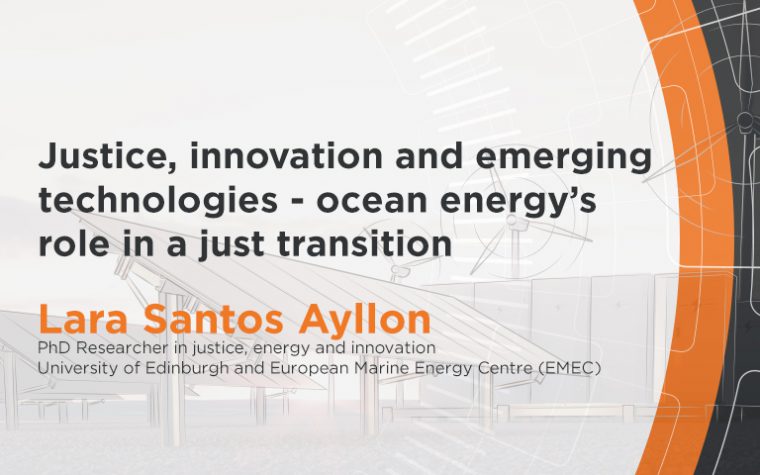 Justice, innovation and emerging technologies_ocean energy’s role in a just transition