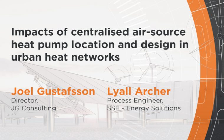 Impacts of centralised air-source heat pump location and design in urban heat networks