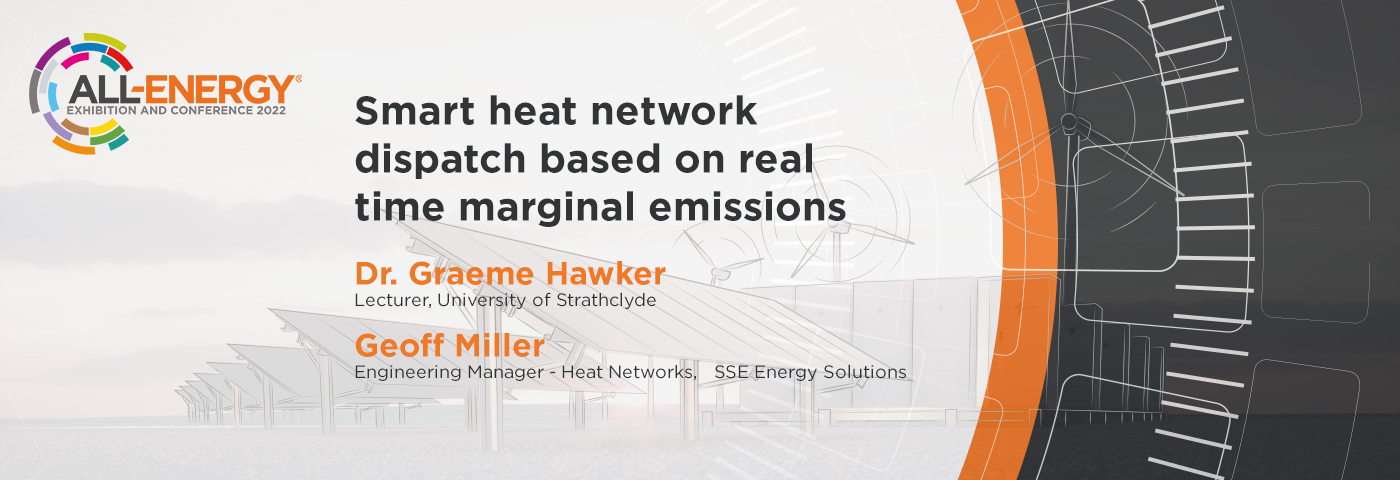 Smart heat network dispatch based on real time marginal emissions