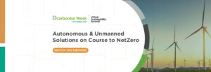dcarbonise week - autonomous & unmanned solutions on course to net zero